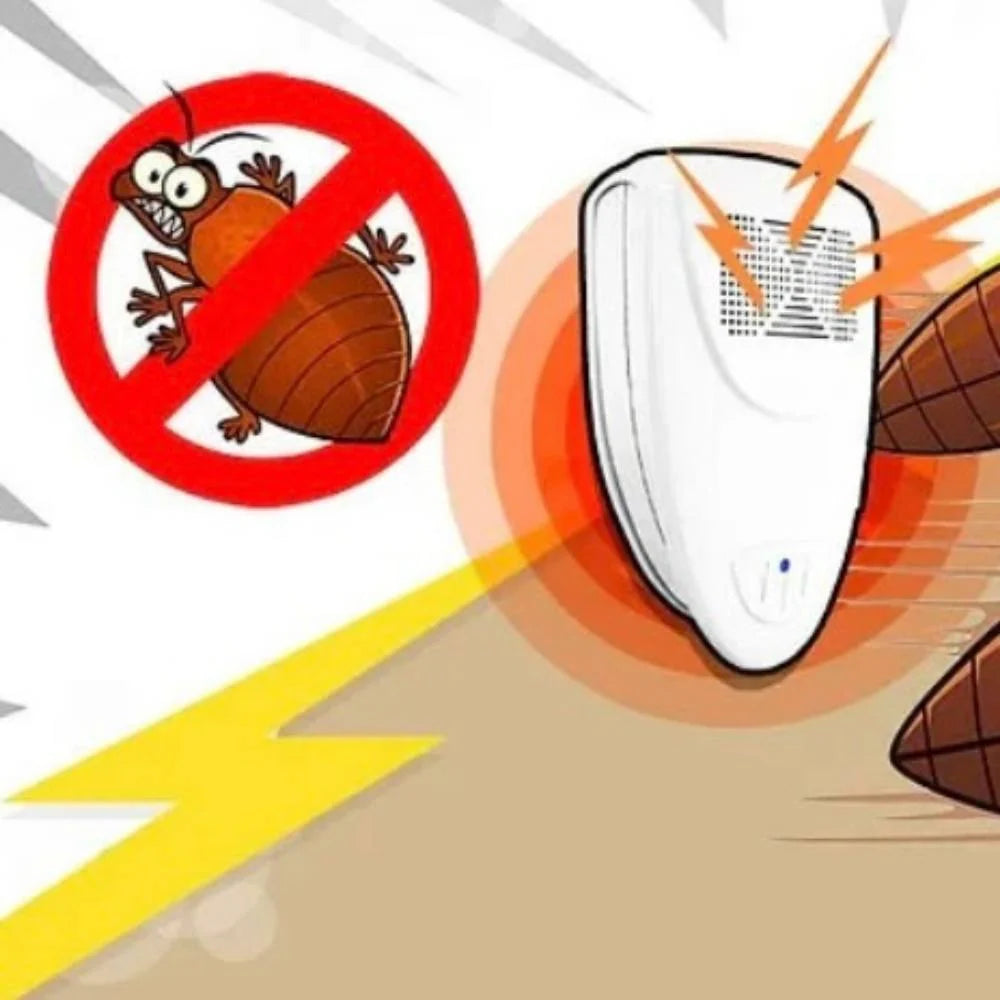 Bed Bug Repeller Ultrasonic Plug-In Chemical-Free