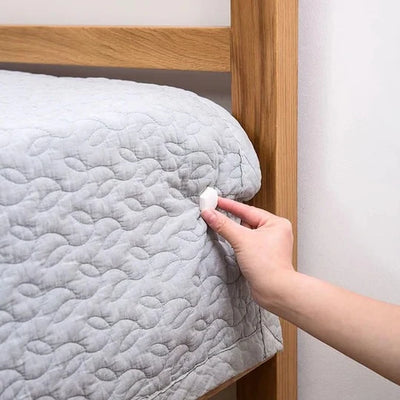 Bed Sheet Gripper Clips Under-Mattress Fabric-Friendly Hold