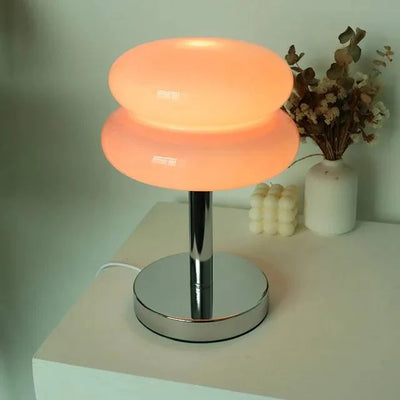 Bedside Lamp Soft LED USB-Powered Colorful Glass