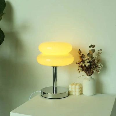 Bedside Lamp Soft LED USB-Powered Colorful Glass