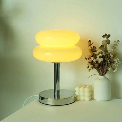 Bedside Lamp Soft LED USB-Powered Colorful Glass