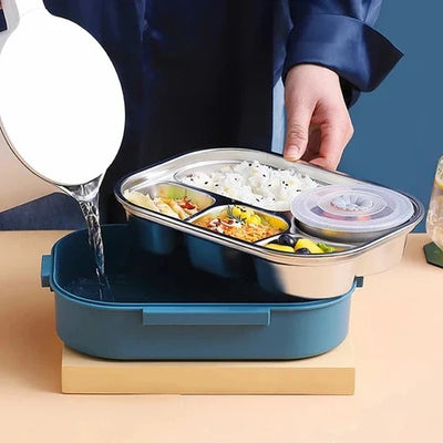 Bento Lunch Box Insulated & Leakproof Divided Compartments