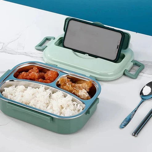 Bento Lunch Box Insulated & Leakproof Divided Compartments