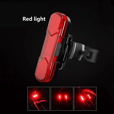 Bicycle Headlight & Taillight Set 1000 Lumens USB Rechargeable