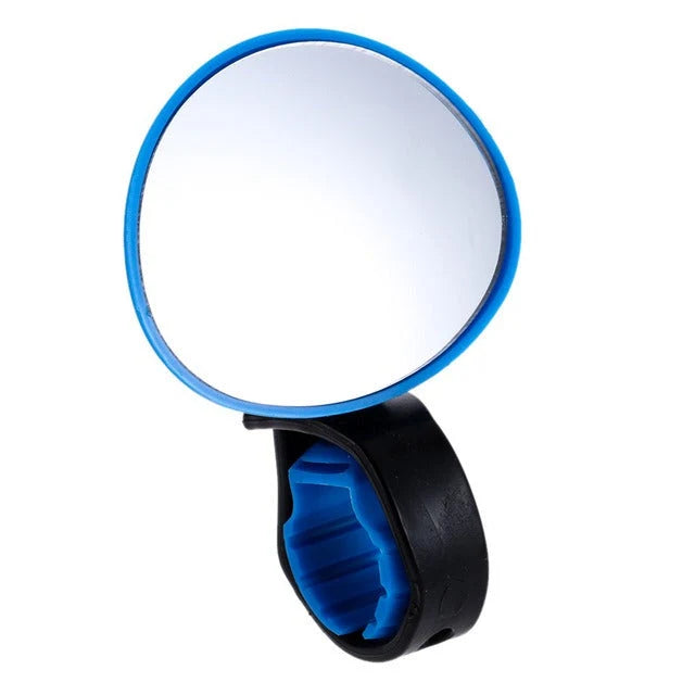 Bicycle Mirror 360° Adjustable Strap Mount Shatterproof Glass