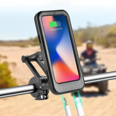 Bicycle Phone Mount Waterproof Touchscreen 5000mAh