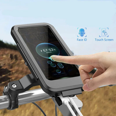 Bicycle Phone Mount Waterproof Touchscreen 5000mAh