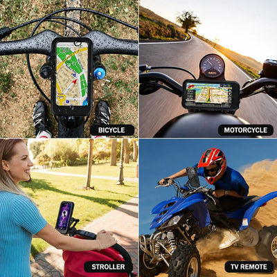 Bicycle Phone Mount Waterproof Touchscreen 5000mAh