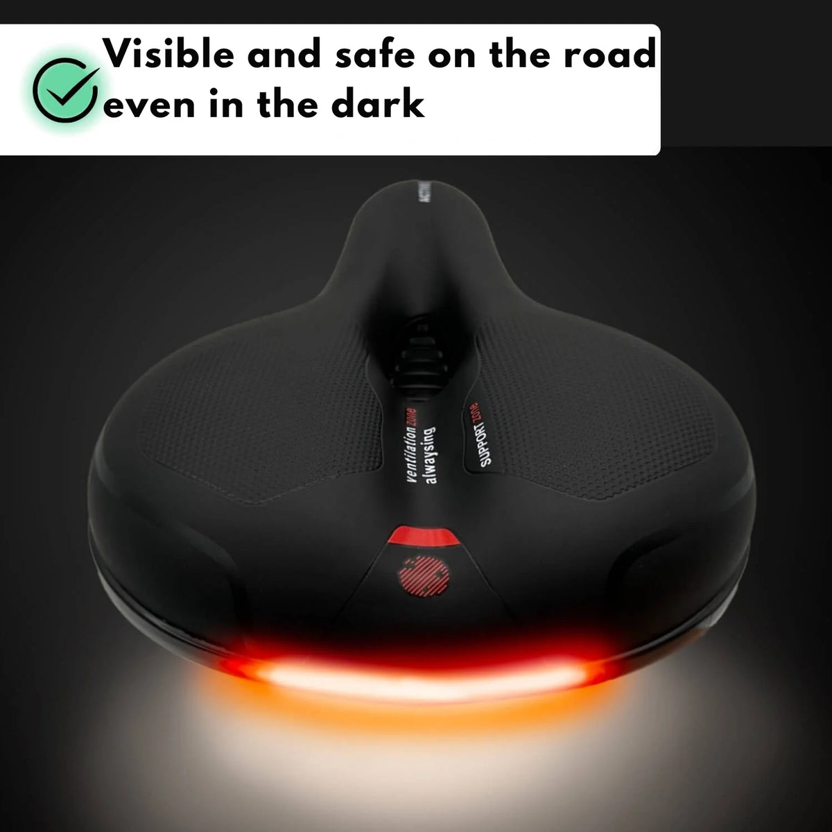 Bicycle Saddle Ergonomic Memory Foam & Shock Absorbing