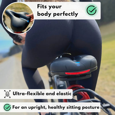 Bicycle Saddle Ergonomic Memory Foam & Shock Absorbing