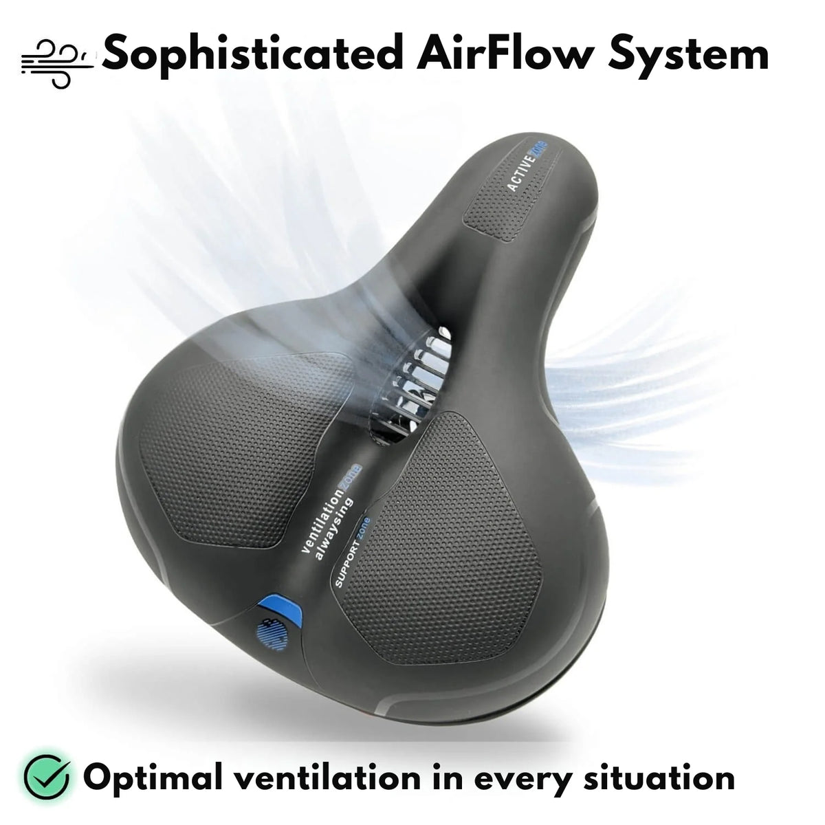 Bicycle Saddle Ergonomic Memory Foam & Shock Absorbing