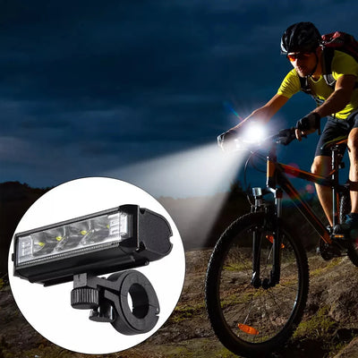Bike Light USB-C Rechargeable Quick-Attach Mount Weather-Resistant