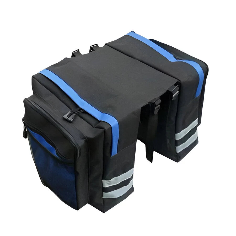 Bike Pannier Bag Double-Side 5.3 Gallon Weather-Resistant