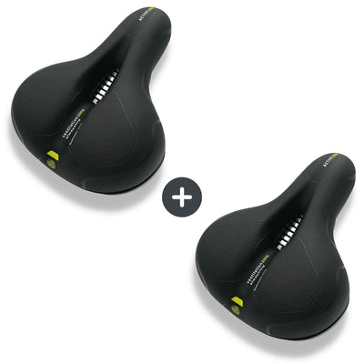 Bike Saddle Ergonomic Memory Foam Shock-Absorbing & Breathable