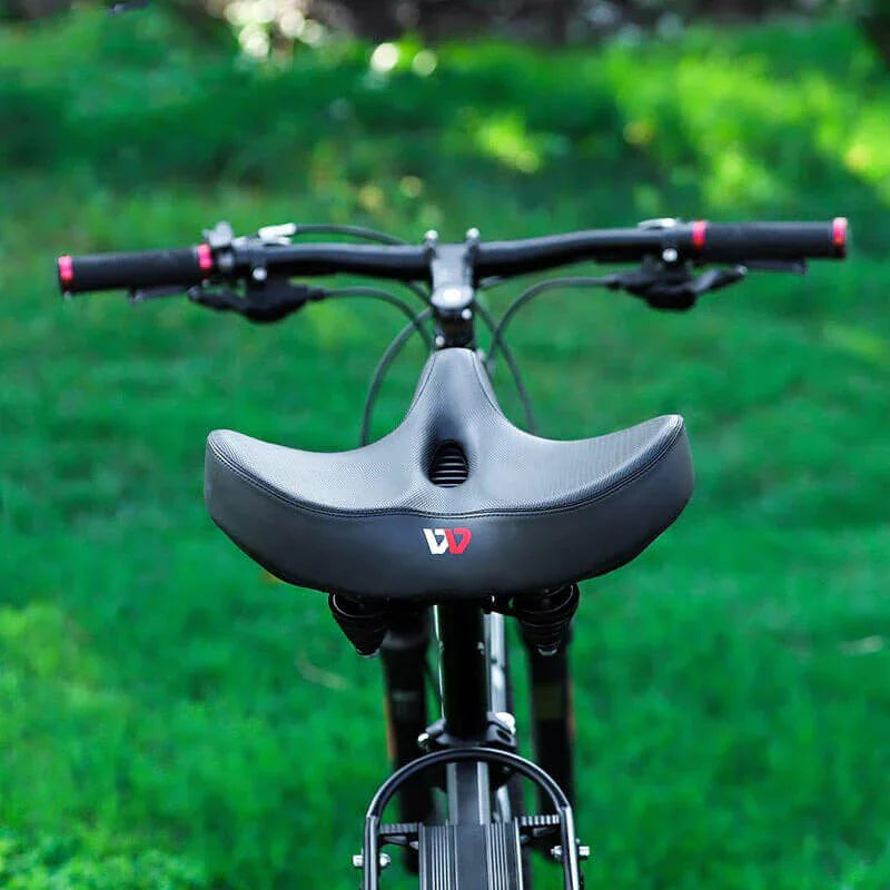 Bike Saddle Extra Wide Ergonomic Cutout High-Density Padding