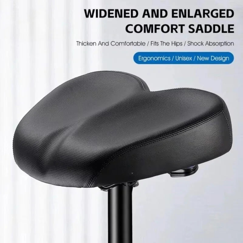 Bike Saddle Extra-Wide Shock-Absorbing Waterproof Cover