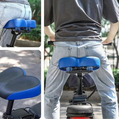 Bike Saddle Extra-Wide Shock-Absorbing Waterproof Cover