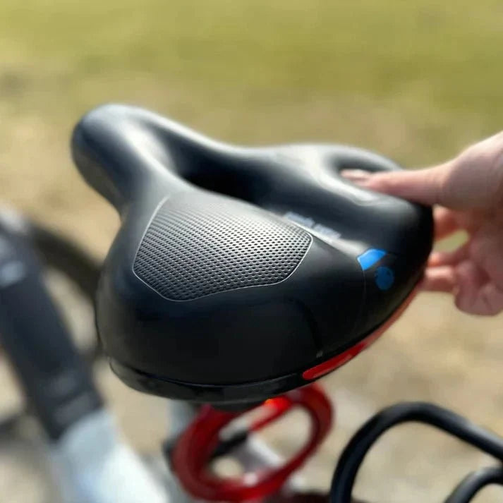 Bike Saddle Gel Core Waterproof & Breathable Rear Reflector