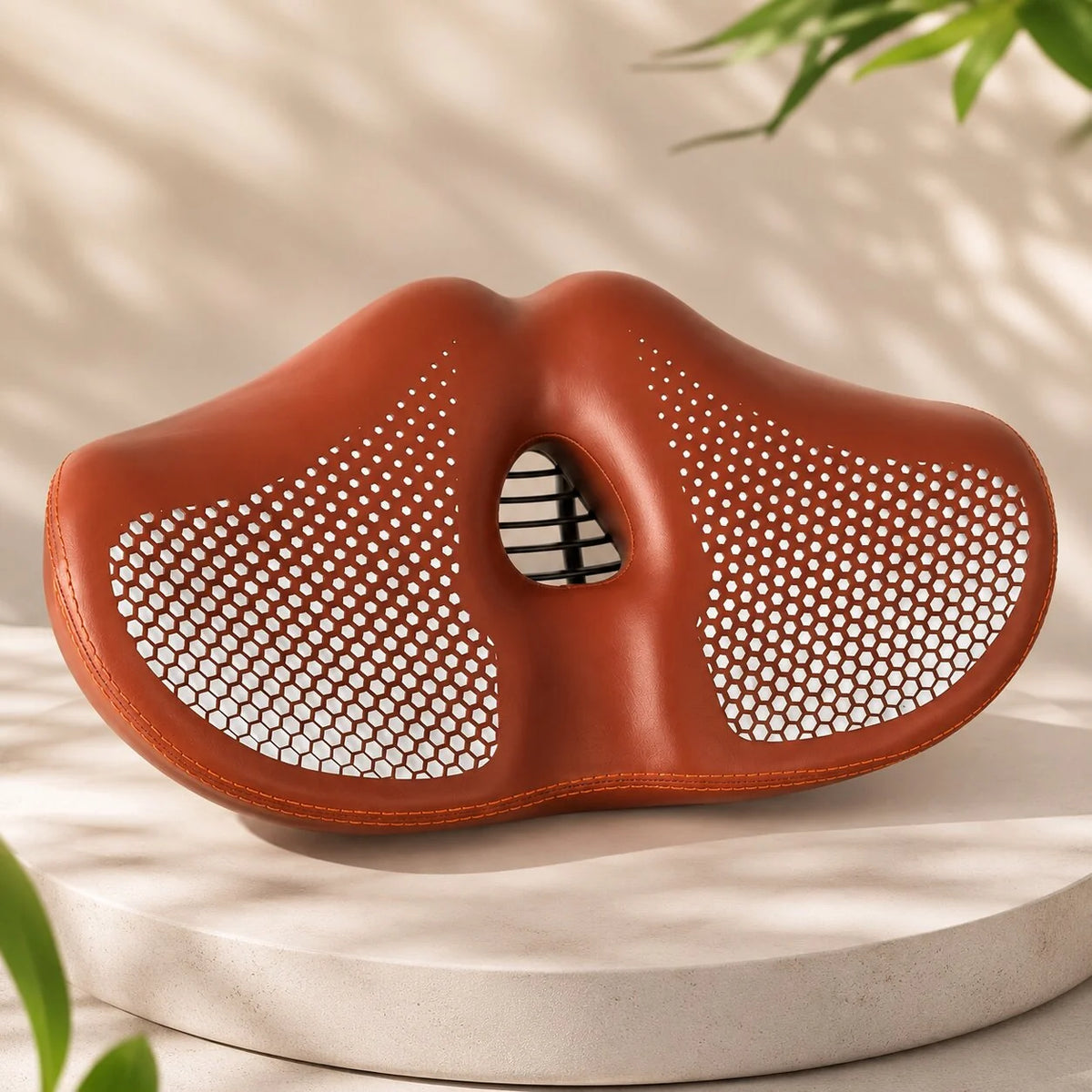 Bike Saddle Noseless Extra Wide Dual-Spring