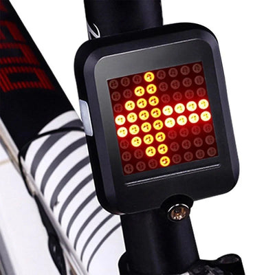 Bike Tail Light Motion-Activated Turn Signals & Brake Alerts