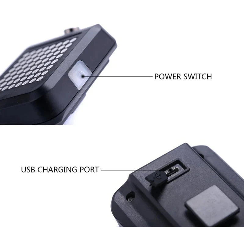 Bike Tail Light Motion-Activated Turn Signals & Brake Alerts