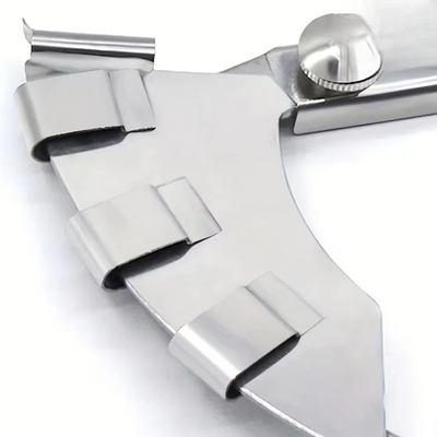 Binding Attachment Stainless Steel Double-Fold 2.2 cm