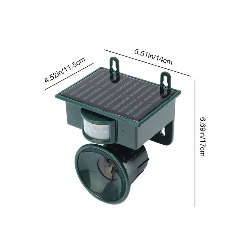 Bird Repeller Solar-Powered Motion-Activated Weather-Resistant