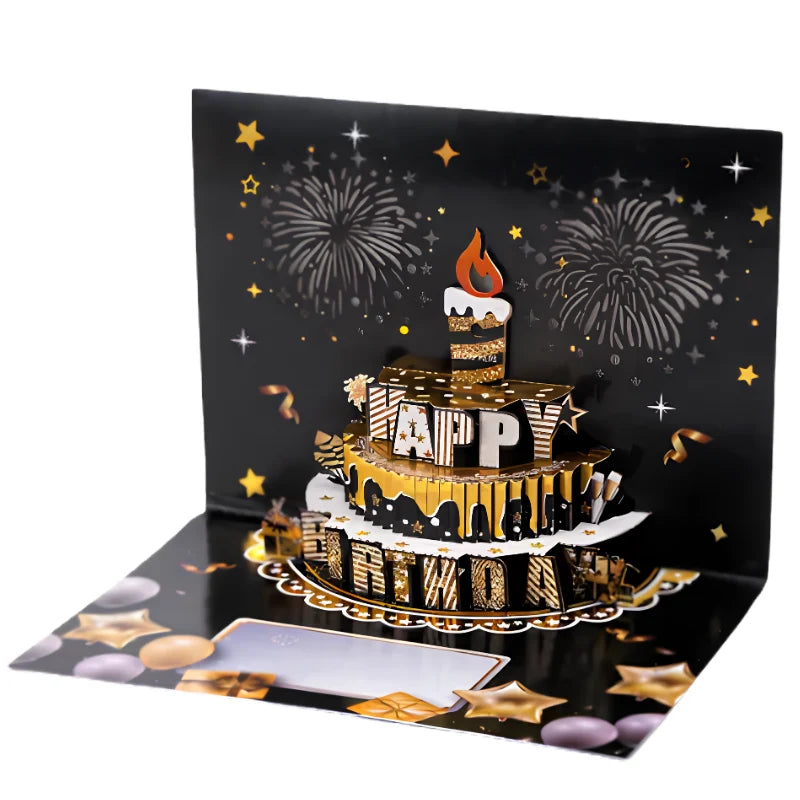 Birthday Card 3D Pop-Up & Music