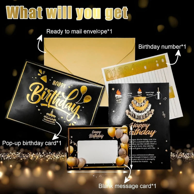 Birthday Card 3D Pop-Up & Music