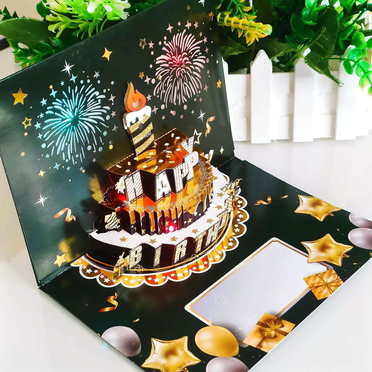 Birthday Card 3D Pop-Up & Music