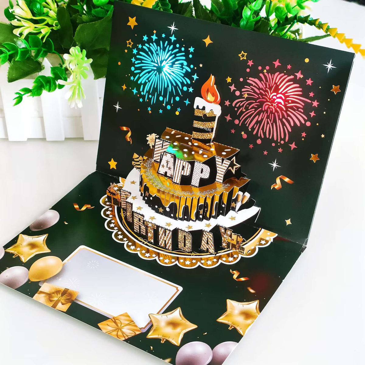 Birthday Card 3D Pop-Up & Music