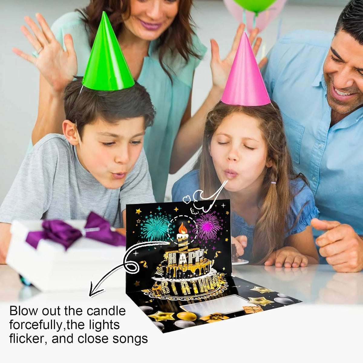 Birthday Card 3D Pop-Up & Music