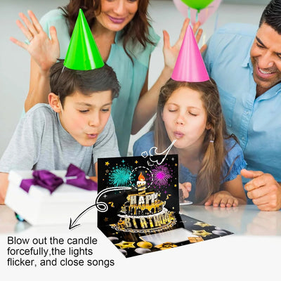 Birthday Card 3D Pop-Up & Music