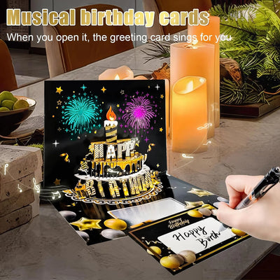 Birthday Card 3D Pop-Up & Music