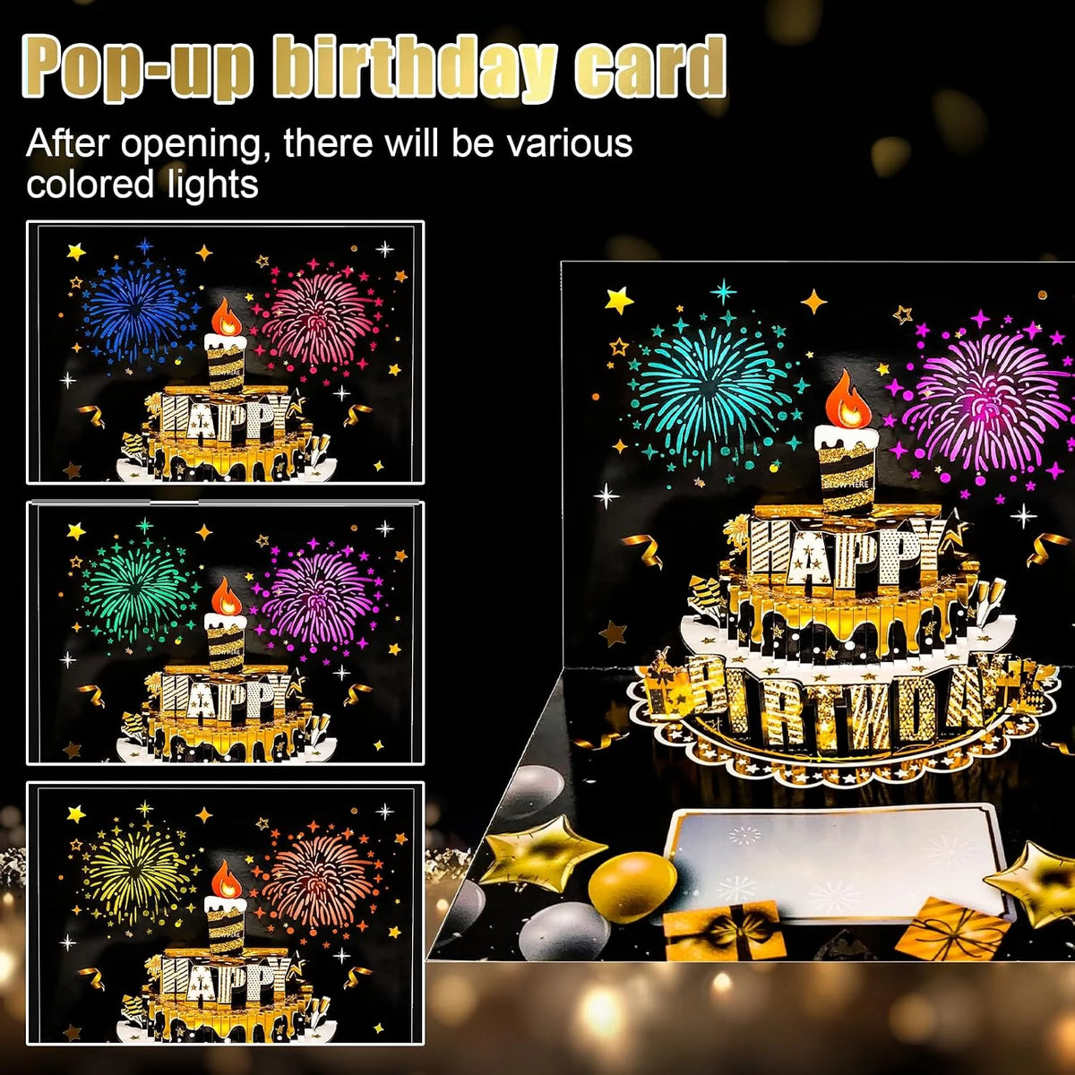Birthday Card 3D Pop-Up & Music