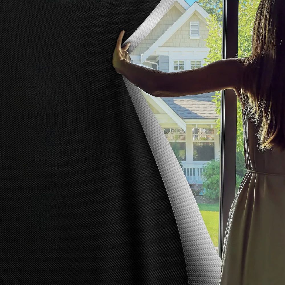 Blackout Window Film Static Cling & Reusable
