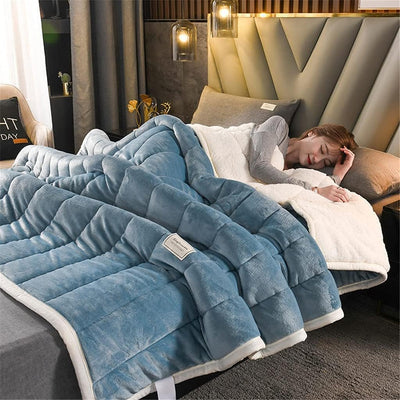 Blanket Extra-Warm Double-Layer Machine Washable