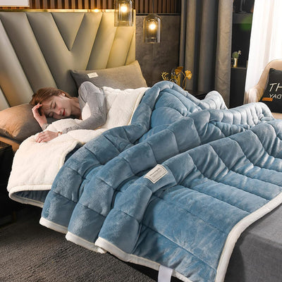 Blanket Extra-Warm Double-Layer Machine Washable