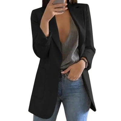 Blazer Longline Wool Lightweight Regular Fit
