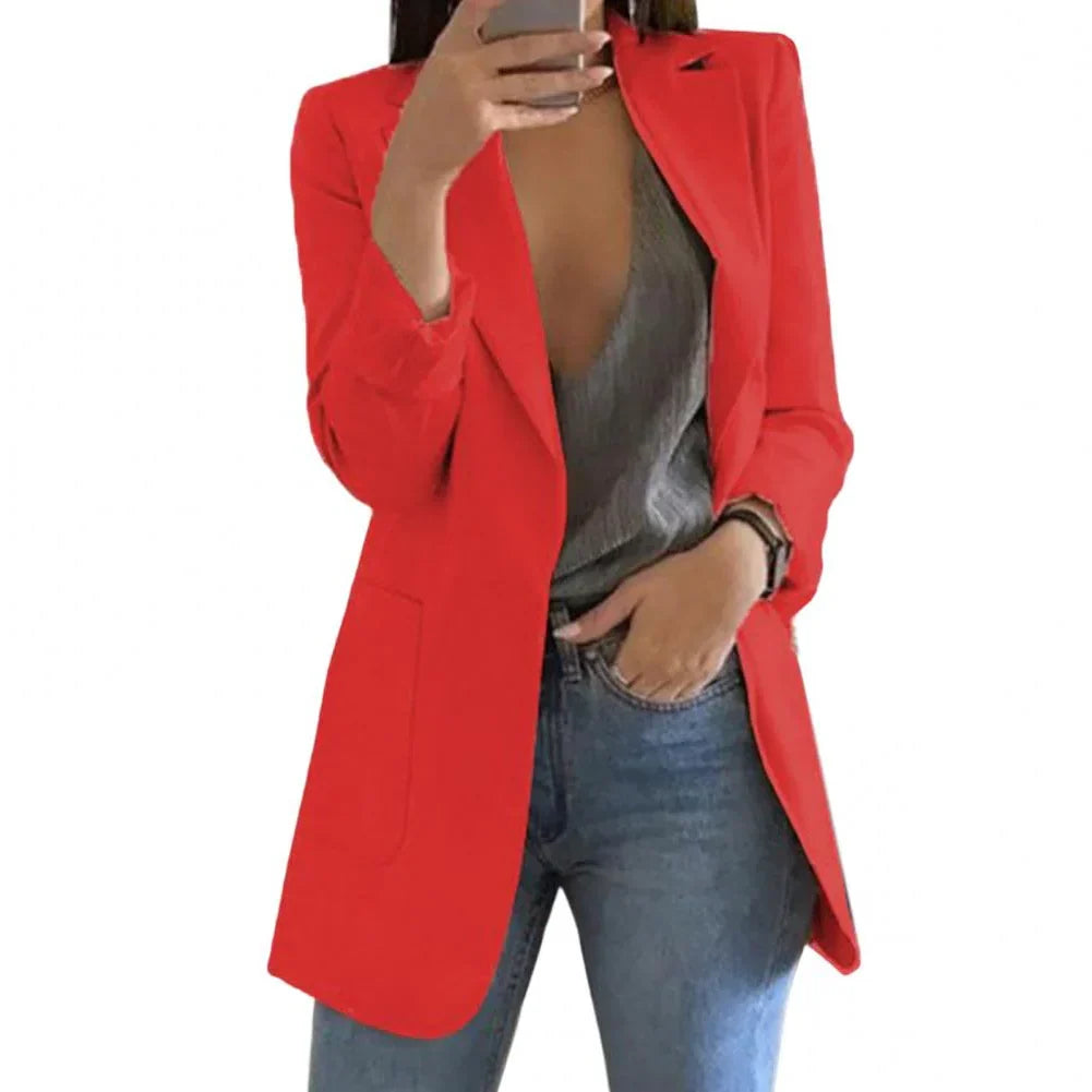 Blazer Longline Wool Lightweight Regular Fit