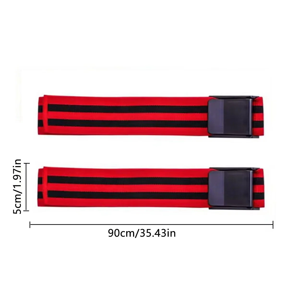 Blood Flow Restriction Bands Adjustable Buckle & Retaining Ring