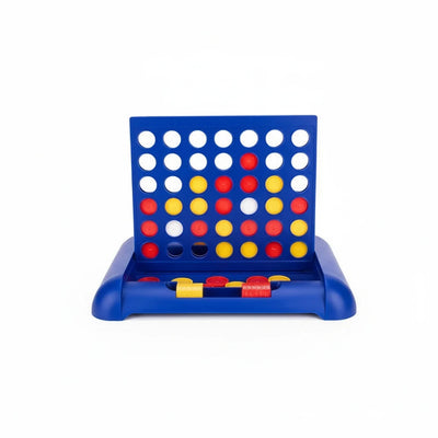 Board Game Four-In-A-Row Foldable Portable Two-Player