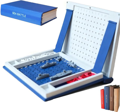 Board Game Set Four Classic Games Foldable Magnetic Closure