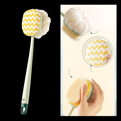 Body Scrubber Dual-Sided 13.8 Inch Handle