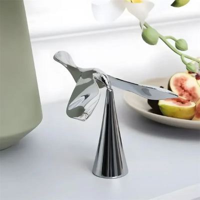 Bottle Opener Balancing Bird Polished Metal