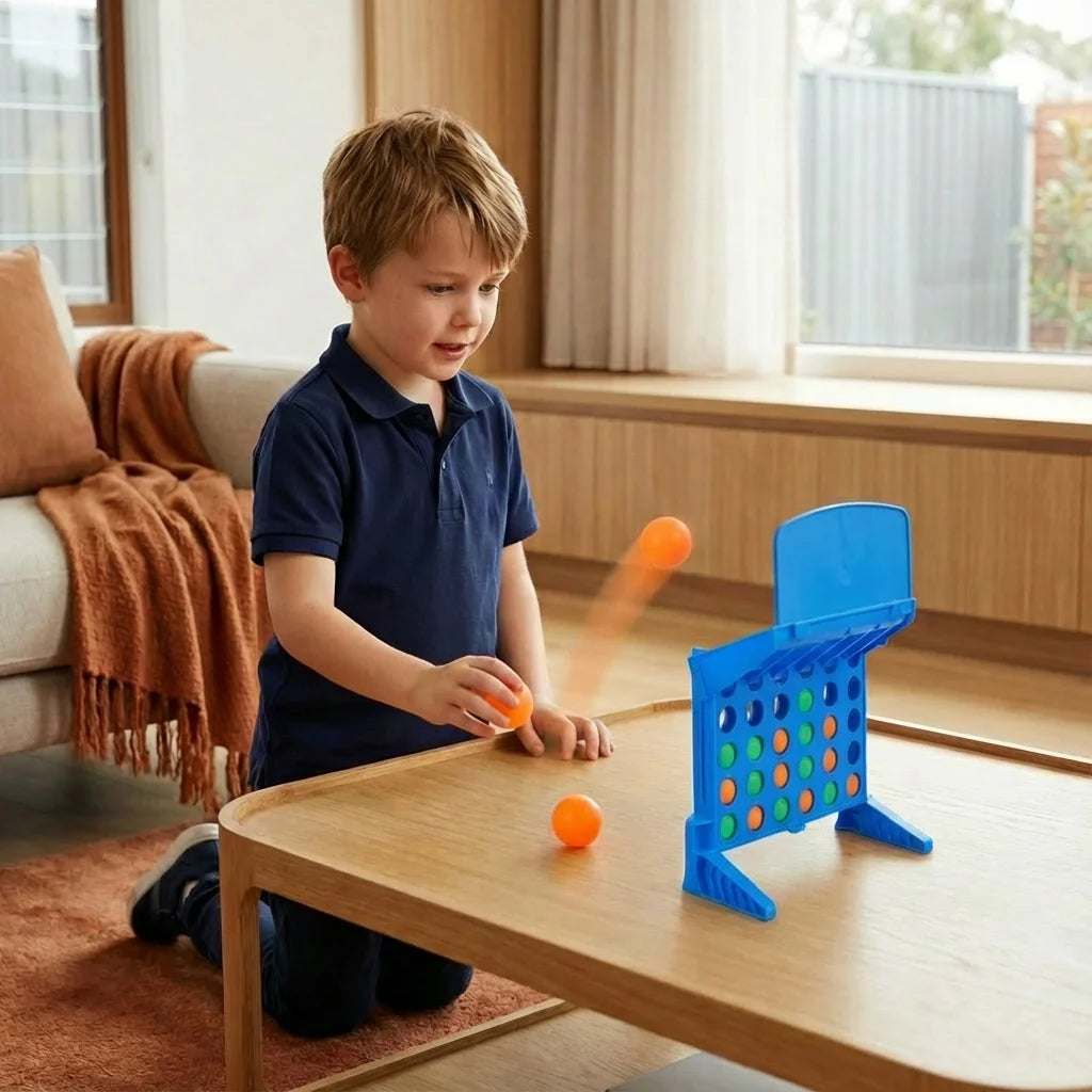 Bouncing Ball Grid Game Foldable With Carrying Case