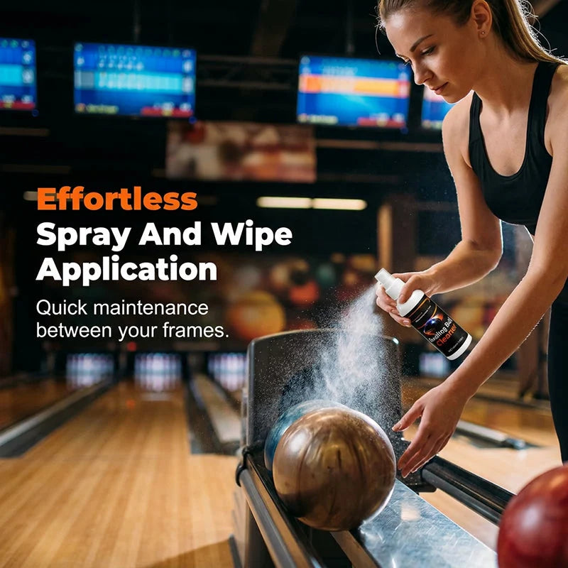 Bowling Ball Cleaner 50ml Spray With Microfiber Cloth