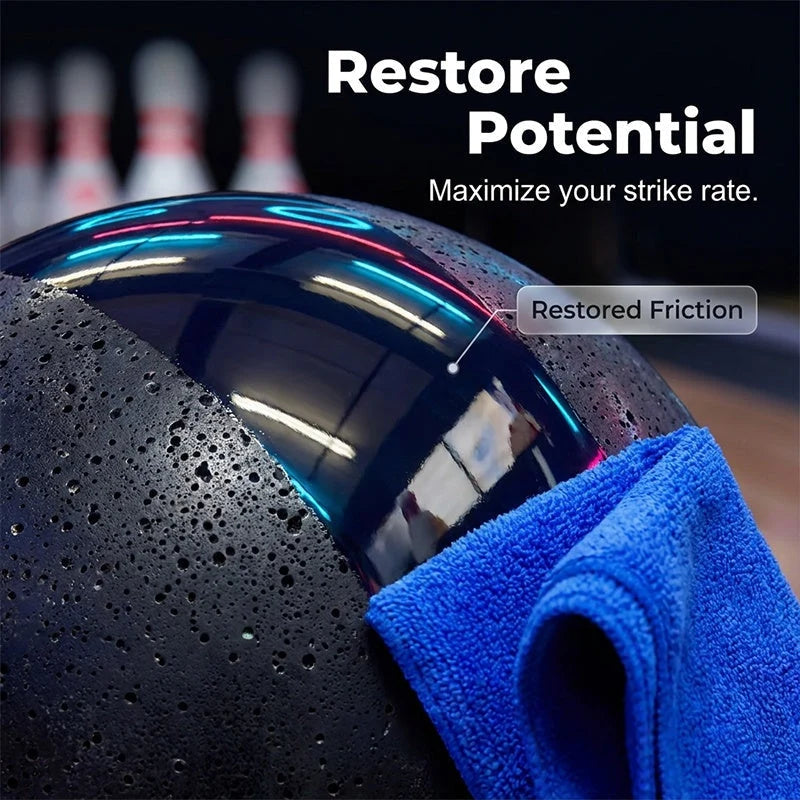Bowling Ball Cleaner Spray & Microfiber Cloth