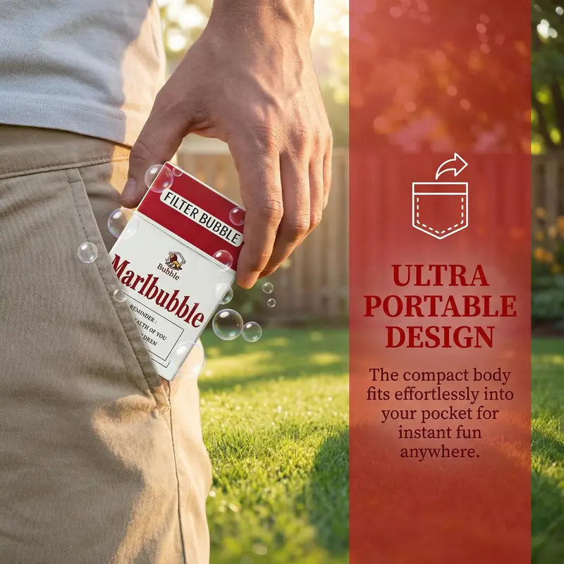 Bubble Blower Toy Cigarette-Inspired Portable Bubble Kit