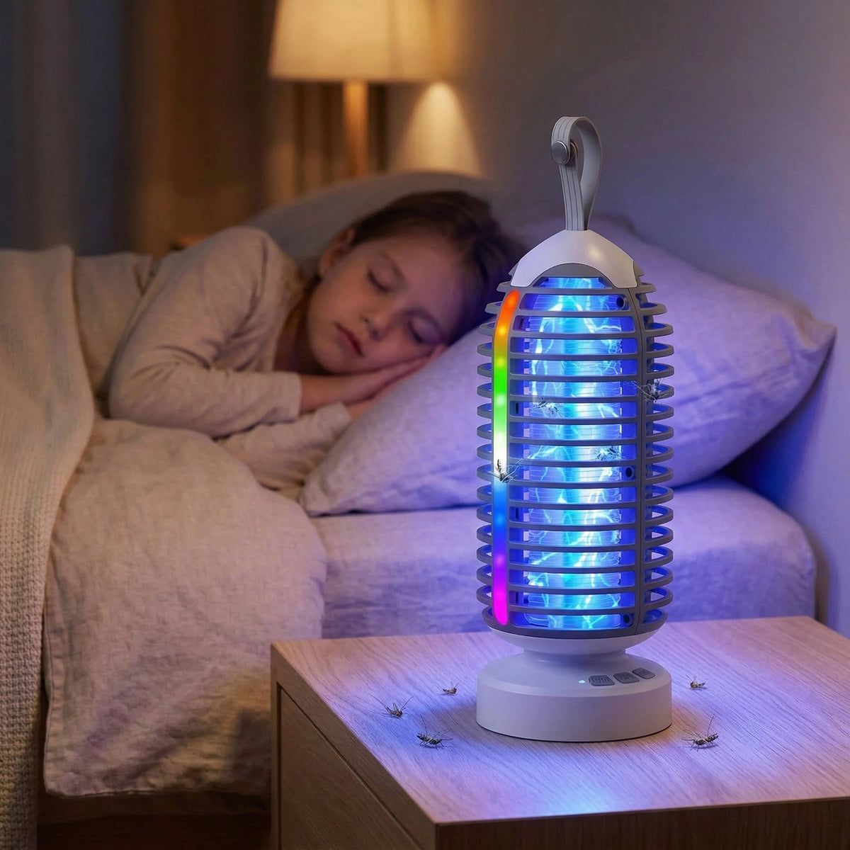Bug Zapper Light USB-C Rechargeable 2,100 Sq Ft Coverage